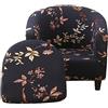 Meigeh Copribraccioli Cabriolet Tullsta Fodera per Poltrona Chesterfield Copripoltrona 2 pezzi Elasticizzato