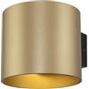 MAYTONI DECORATIVE LIGHTING MAYTONI Moderno lampada da parete Rotonda, Cilindro, Up and Down, 1 luce, Colore oro opaco, Alluminio, per 1 lampadina GU9 50W non incl. per cucina, camera da letto, soggiorno