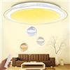 chysongoods XY LED Lampada a Soffitto 50cm 55W Compatibile con Alexa Controllo APP Altoparlante Bluetooth Integrato DimmerabileTemperatura Colore Regolabile Illuminazione Atmosferica RGB Telecomando Incluso