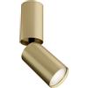 MAYTONI DECORATIVE LIGHTING MAYTONI Moderna Lampada da soffitto Spot, Faretto Orientabile a 360 gradi, Dorato, Design basic, Alluminio, per 1 lampadina GU10, 10W non incl.