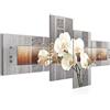 Runa Art Quadro XXL Orchidea Fiori 200 x 100 cm L'immagine Tela Non Tessuta Decorazione Soggiorno Camera Da Letto 204641a