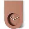 Arti & Mestieri Lembo - Orologio da parete di Design 100% Made in Italy - in Ferro, 21 x 32h cm (Mocha mousse)