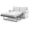 MASTERS OF COVERS Copridivano Letto Ektorp 2 Posti, Cotone Bianco