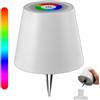Generic Lampada per bottiglie di liquore, kit di luci LED ricaricabili per bottiglie di liquore, RGB dimmerabile, con controllo touch, lampada da tavolo per ristorante, casa, bar, casa, ufficio, Natale (RGB