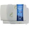 Baldiflex Emporio, Coppia di Cuscini Black Friday Saponetta Memory Foam, Aloe Vera, Altezza 12 cm