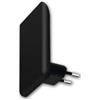 world-trading-net - Luce notturna a LED con sensore crepuscolare, colore nero, 230 V / 5 lm, colore della luce bianco caldo, da collegare a una presa con spina europea