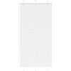 vidaXL Tenda Plissettata Bianca 105x200 cm Larghezza Tessuto 104,4 cm, Tenda per Finestra Plissettata, Tenda Plissettata, Tenda a Fisarmonica
