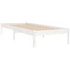 vidaXL Giroletto Bianco in Legno Massello 75x190 cm Small Single
