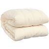 vidaXL Coperta Ponderata Crema Chiaro 140x200 cm 10 kg Tessuto