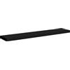 vidaXL Scaffale a Parete Nero 120x23,5x3,8 cm in MDF