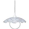 E-ENERGY Brigida Lampada Saliscendi da Soffitto per Cucina in Vetro Moderna Attacco E27 1 Luce 50cm Made in Italy
