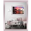 rahmengalerie24 Cornice portafoto 40 x 100 cm, in legno rosa, vetro acrilico, senza passepartout, per foto o immagini, in MDF, senza immagine Alice