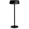 Innoliving Lampada LED da Tavolo INN-292, Design Moderno, Luce Dimmerabile a 3 Livelli, Braccio Flessibile, Ricaricabile con USB, Luce Bianca Naturale, Compatta e Elegante (NERO OPACO)