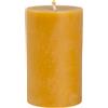 BeesWax - Candele artigianali 100% cera d'api naturale, senza fumo, stoppino in cotone, lunga durata, 6 misure, idea regalo e decorazione, Made in EU (Dimensione M1: ca. 10,5 cm x 6,5 cm)