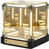 THUCHENYUC Lampada Infinite Space Abyss, Cubo Tesseract 4D Infinite Space Abyss Light Touch Dimmerabile Cubi Specchio Infinity Ricaricabile LED Hyper Cube Luce Notturna(Warm)