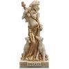 Veronese Design 3 1/2 Ecate, dea greca della magia, statuetta in miniatura in resina con finitura in oro bianco, WU78025AA