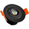 B·LED BARCELONA LED BARCELONA LED - Faretto di emergenza da incasso a LED 3W Ø60mm - Autonomia 3 ore, Bianco freddo 6000K, IP20 per interni per case, uffici, hotel, negozi