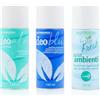 RAMPI Deo Spray Igienizzante Tessuti e Ambienti 3×150 ml - Deo Blue + Home Fresh + Deo Aloe - Deodorante Professionale Tascabile Mangiaodori per Casa, Auto, Scarpe e Abiti