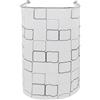 Endingfuny Asta per tenda da doccia a forma di U, in acciaio inox, regolabile, curva, flessibile, con asta per tenda da bagno, per doccia