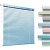 Generic Veneziane da Interno/Esterno Senza Forare, 25mm Lamelle Tende Veneziana in Alluminio, Tende su Misura Orizzontali, Tapparelle per Finestre Privacy Oscurante per Ufficio Casa(Light Blue)
