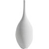 U/D Minimalismo Vaso in Ceramica per Fiori Moderno Vaso Minimalista Realizzato a Mano in Arte Zen, Ornamenti in Ceramica per il Soggiorno, per la Decorazione di Casa e Ufficio (Bianco)