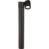 MAYTONI DECORATIVE LIGHTING MAYTONI Paletto luminoso per esterni, Moderno lampione, Faretto, 55 cm altezza totale, IP54, direzione della luce regolabile, in alluminio nero, Design semplice, per 1 lampadina GU10 50W non incl