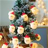 HADAVAKA Christmas Led String, 3m 20 Led Indoor and Outdoor Decorative Pendant Lights, Lights Up Christmas Decoration, for Gardens, Home, Wedding, Party Decoration (Santa Claus)