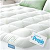 Niagara Sleep Solution Niagara Topper singolo 99 x 190 cm in bambù - Traspirante e fresco, progettato per alleviare il mal di schiena - Il coprimaterasso con tasca profonda si adatta a materassi 20x50 cm