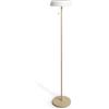 LEDKIA LIGHTING Lampada da Terra LED Solare per Esterni 2.6W Aldana Crema per Sale, Soggiorno, Cucina, Camera
