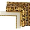 ITALIA CORNICI Maestri Artigiani - Cornice Impero da Parete Per Quadri Tele Passepartout (50 x 60 cm + passepartout, ORO ANTICO)