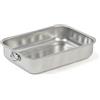 Steel Pan Casa Collection di.Mo Inossidabile Acciaio Alto Teglia Vassoio, 25 cm Lunghezza x 19 cm Larghezza x 6.5 cm Altezza