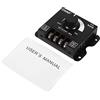 Cafopgrill DC 12 V/24 V 30 A 360 W/720 W Interruttore LED Regolatore dimmer per Striscia LED LED a Colori Singolo Striscia Lampada di Illuminazione Luce a Nastro Pulsante Nero Controllo Luminosità
