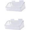 MGKolbe® Mensola adesiva Porta sapone per doccia vasca da bagno 100% INOSSIDABILE Portaoggetti Cucina Organizzatore Portaspugne sotto lavello Porta shampo bagnoschiuma Organizer armadio salvaspazio