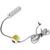 HEEPDD Luce LED per cucire, luce LED lavoro collo cigno regolabile con base magnetica per torni trapani banchi lavoro for uso su banco officina laboratorio