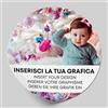 LARGE FORMAT 36 Adesivi Personalizzati Bomboniere Matrimonio 5 cm Grafica Personalizzata