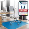 KARAT Neo - Tappetino Protettivo per Pavimenti duri, per Sedia da Ufficio, parquet, Laminato, Sedia da Ufficio, Spessore: 1,5 mm (Blu, 90 x 250 cm)