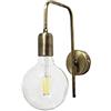Generico Applique vintage ottone spazzolato bronzato lampada da parete industriale applique Industrial lampada da corridoio Retrò applique lampade per illuminazione da parete 1 luce BON-82