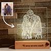 SBUGATTA | Lampada Personalizzata Con Foto e Nome | Luce Led 3d Notturna Per Camera Da Letto | Scrivania | Cameretta Bambini | Idee Regalo Per Anniversario | Compleanno | Idea Regalo Natale