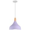 LIGKIN Lampadario Vintage, Lampada a Sospensione Industriale, E27 Regolabile Lampada a Sospensione Moderna Minimalista, Vintage Industriale Lampada per Salotto, Corridoio(Lampadine non Incluse,Viola)