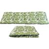 Vigivision - Cuscino per sdraio, Materassino per sdraio misure 180 x 55 x 8 cm (verde foglia)
