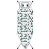 STANEW Asse da stiro 120 x 45 cm, Tavolo da Stiro pieghevole, Sistema Di Chiusura Di sicurezza, Regolabile In Altezza, Con Rivestimento In Cotone 100%(Triangolo)