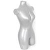 Daaxing Espositore modello manichino femminile, Strumento flessibile mezzo corpo, Espositore compatto portatile per abbigliamento da donna, Modello di busto fittizio