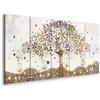 murando - Quadro Gustav Klimt 200x80 cm 5 Pezzi Stampa su Tela XXL Immagini Moderni Murale Fotografia Grafica Decorazione da parete Quadri Componibili Albero della Vita Astratto l-A-0009-b-n