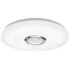 Cymwer Lampada LED Rotonda Intelligente 2800K-6500K Dimmerabile 60W RGB Luce Decorativa for la Casa con Altoparlante Musicale APP Compatibile Bluetooth Controllo Remoto Timer e Funzione Alla