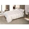Vico Casa® VAL DI SOLE Piumino letto una piazza e mezzo MADE IN ITALY 200x215cm in piuma d'oca / 4 punti di calore; Piumone ad una piazza e mezzo cucito a cassettoni, 100% cotone