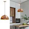 bamyum 2x Diametro 30 cm Vintage Lampada da Soffitto a Sospensione E27 Illuminazione Industriale Plafoniera Lampada a Sospensione Lampadario Industriale in Metallo Plafoniera