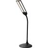 ALBA LEDTWIN N - Lampada da scrivania a LED, in plastica, 6 W, nero, 18 x 34 x 36 cm