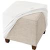 uyeoco Copri Pouf Fodera Poggiapiedi Rotondo/Quadrato/Rettangolare Copripoggiapiedi Elastico 50x50/40 x 40 Cover Sgabello Copertura Protettiva per Ottomana (Color : C, Size : 40X40CM) ( Color : 7@ , Size : 4