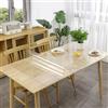 KARAT Tovaglia Protettiva in PVC 1,5 mm, Copritavolo Trasparente Rettangolare 80x120 cm, Protezione Tavolo con Bordo Dritto, Adatta al Contatto Alimentare, Copri Tavolo per Cucina e Soggiorno (Impero)