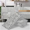 A.Monamour Adesivi per Piastrelle da Parete Adesivi per Mattonelle Autoadesivo Spessa Marmo Effetto 3D Impermeabile PVC Decorazione Murale per Cucina Bagno Lavanderia 10.16x20.32cm